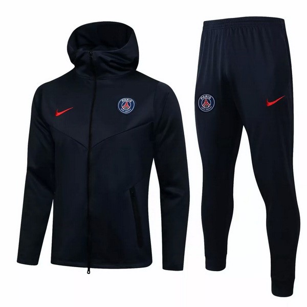 Chaqueta Con Capucha Paris Saint Germain 2021-2022 Azul Marino